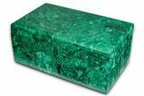 Wide Malachite Jewelry Box - DR Congo #335719-1